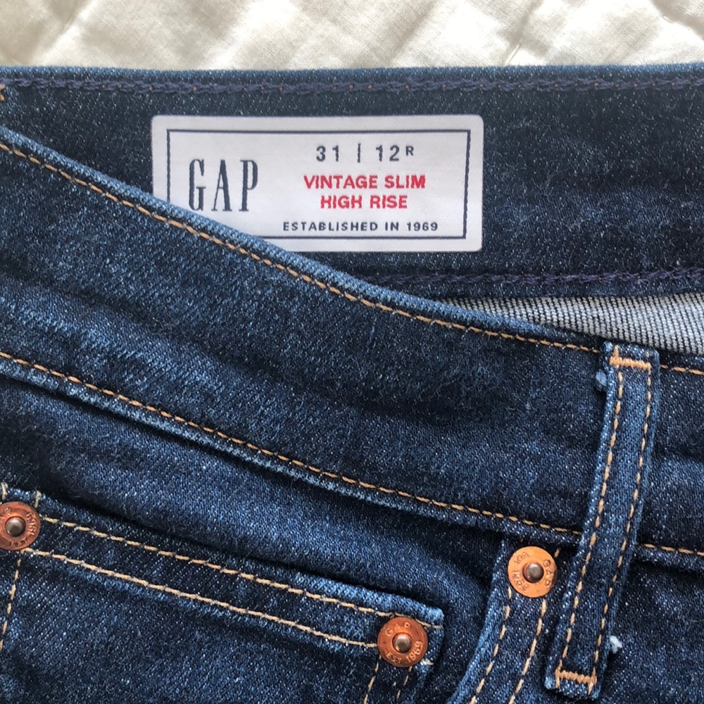 Vintage slim high rise jeans